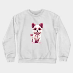 Cute animal puppy dog design Crewneck Sweatshirt